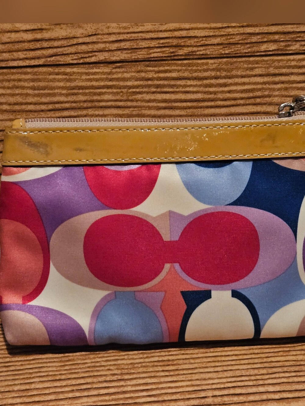 Coach Colorful Scarf Wristlet - Picture 5 of 10